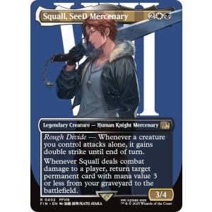 MTG FFコラボ Ultima Squall,Seed Mercenary Squall, SeeD Mercenary (Borderless) (Surge Foil) | FINAL